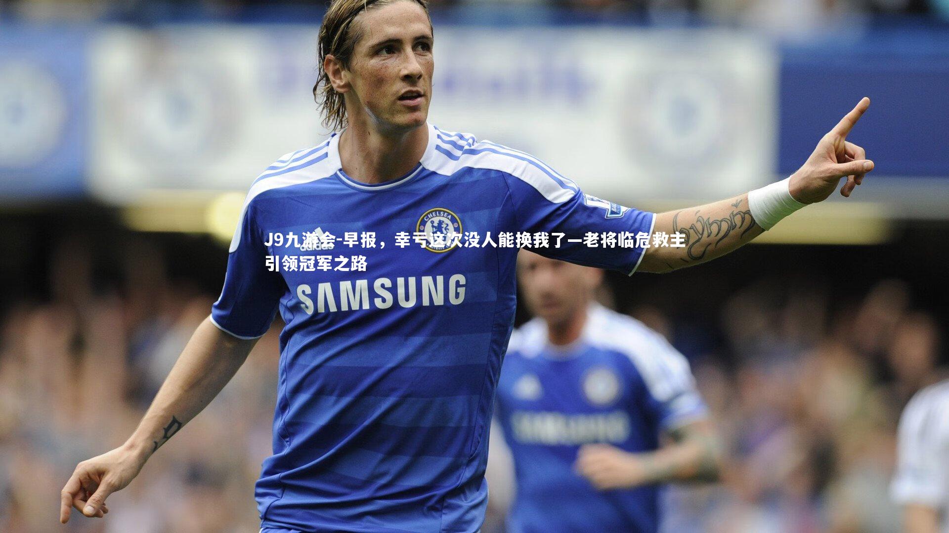 早报,幸亏这次没人能换我了—老将临危救主引领冠军之路